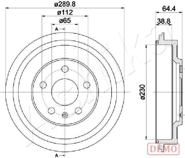 Brake Drum (56-00-0911C)