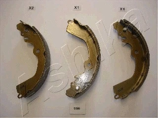 Brake Shoe Set (55-05-586)