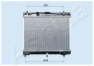 Radiator, engine cooling (RDA153010)