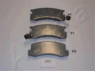 Brake Pad Set, disc brake (51-02-261)