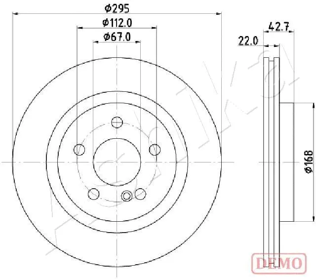 Brake Disc (61-00-0512C)