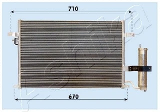 Condenser, air conditioning (CND313014)