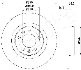 Brake Disc (61-00-0219)