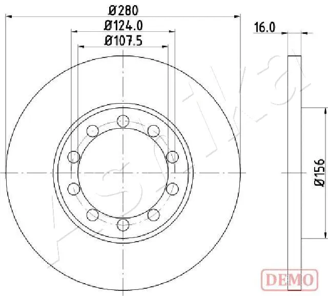 Brake Disc (61-00-0314C)
