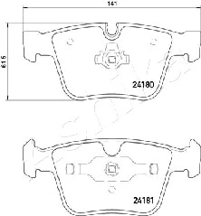 Brake Pad Set, disc brake