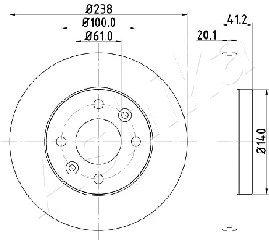 Brake Disc (60-00-0708)