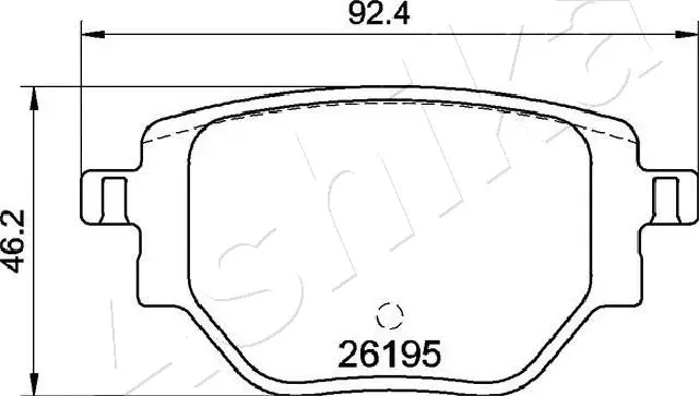 Brake Pad Set, disc brake (51-00-0408)