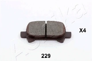 Brake Pad Set, disc brake (51-02-229)