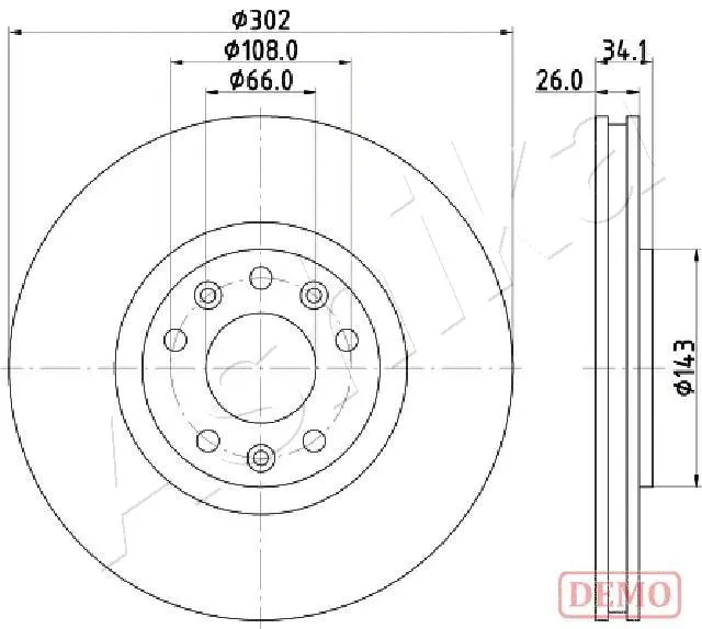 Brake Disc (60-00-0635C)