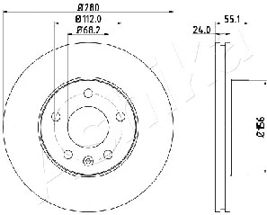 Brake Disc (60-00-0958)