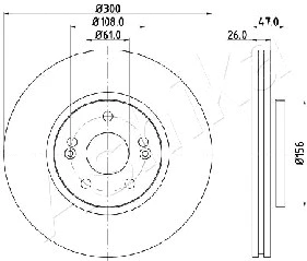 Brake Disc (60-00-0712)