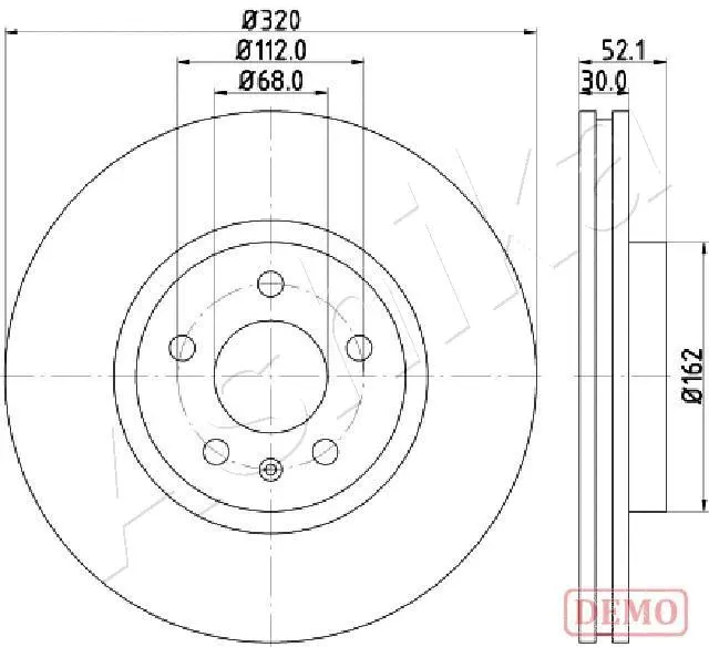 Brake Disc (60-00-0919C)