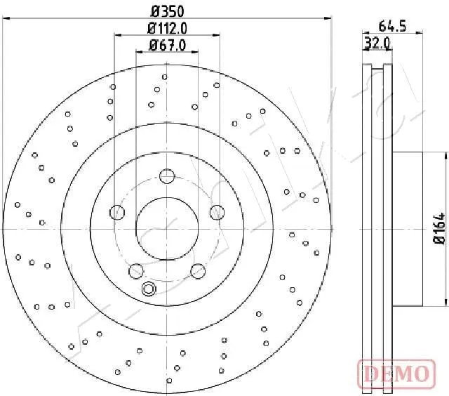 Brake Disc (60-00-0543C)