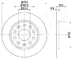 Brake Disc (61-00-0902)
