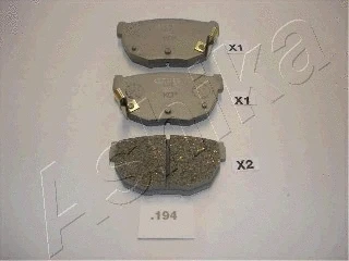 Brake Pad Set, disc brake (51-01-194)