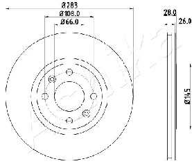 Brake Disc (60-00-0627)