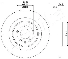 Brake Disc (61-00-0910)