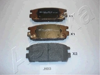 Brake Pad Set, disc brake (51-0H-H03)
