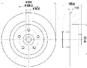 Brake Disc (61-00-0700)