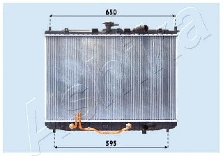 Radiator, engine cooling (RDA333024)