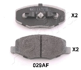 Brake Pad Set, disc brake (50-00-029)