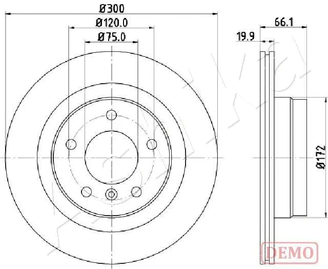 Brake Disc (61-00-0101C)