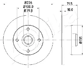 Brake Disc (61-00-0922)