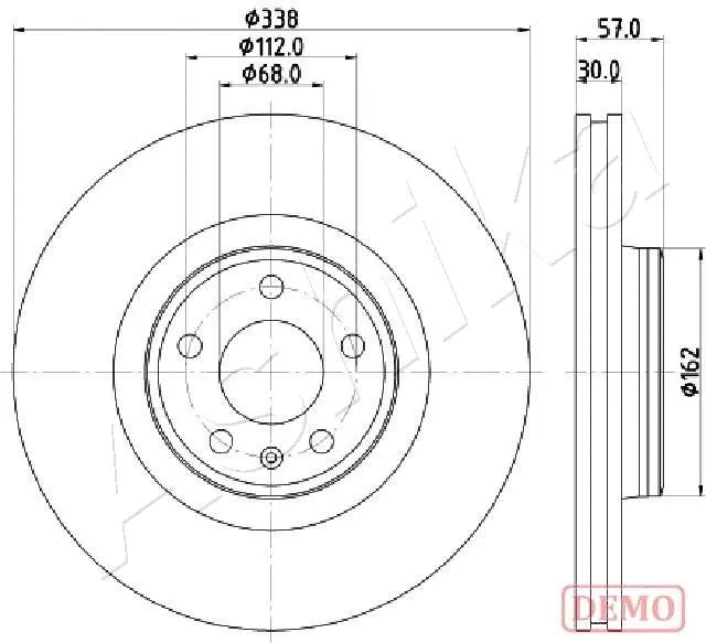 Brake Disc (60-00-0920C)
