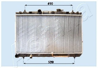 Radiator, engine cooling (RDA283100)