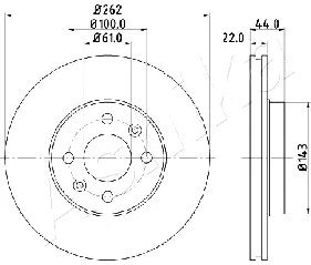 Brake Disc (60-00-0709)