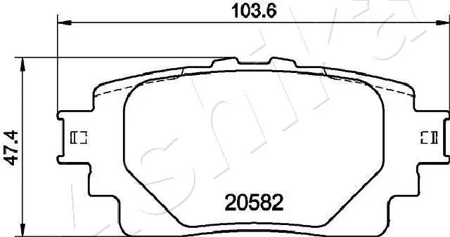 Brake Pad Set, disc brake (51-02-264)