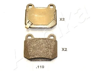 Brake Pad Set, disc brake (51-01-119)