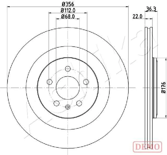 Brake Disc (61-00-0917C)