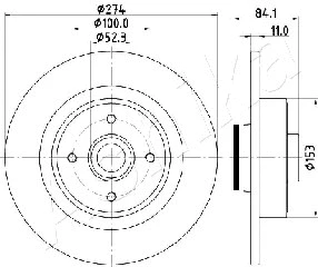 Brake Disc (61-00-0703)