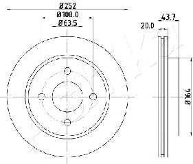 Brake Disc (61-00-0308)