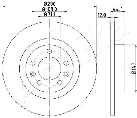 Brake Disc (61-00-0619)