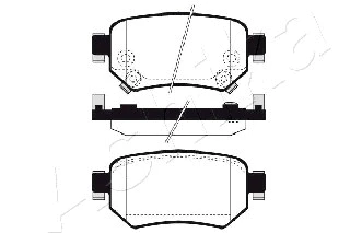 Brake Pad Set, disc brake (51-03-319)