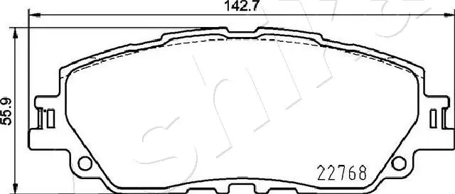 Brake Pad Set, disc brake (50-02-2026)