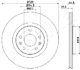 Brake Disc (60-00-0702)