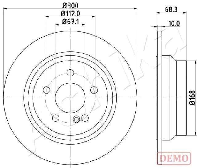 Brake Disc (61-00-0513C)