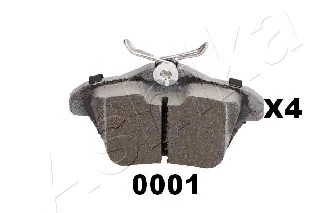 Brake Pad Set, disc brake (51-00-00001)