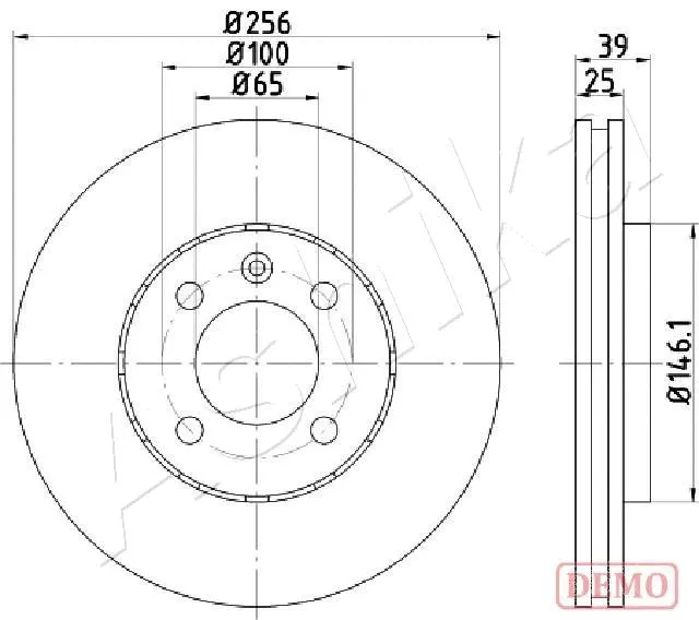Brake Disc (60-00-0951C)