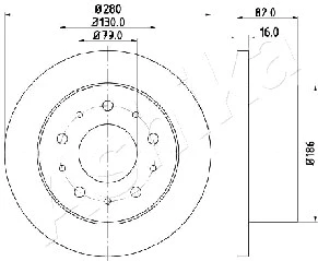 Brake Disc (61-00-0230)