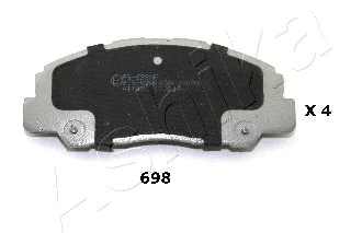 Brake Pad Set, disc brake (50-06-698)
