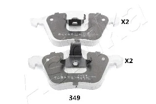 Brake Pad Set, disc brake (50-03-349)