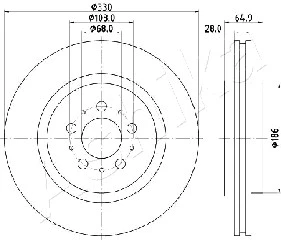 Brake Disc (61-00-0322)