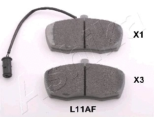 Brake Pad Set, disc brake (50-0L-L11)