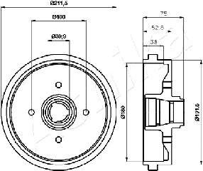 Brake Drum (56-00-0901)