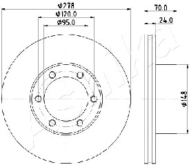 Brake Disc (60-00-0715)