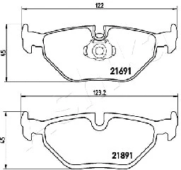 Brake Pad Set, disc brake